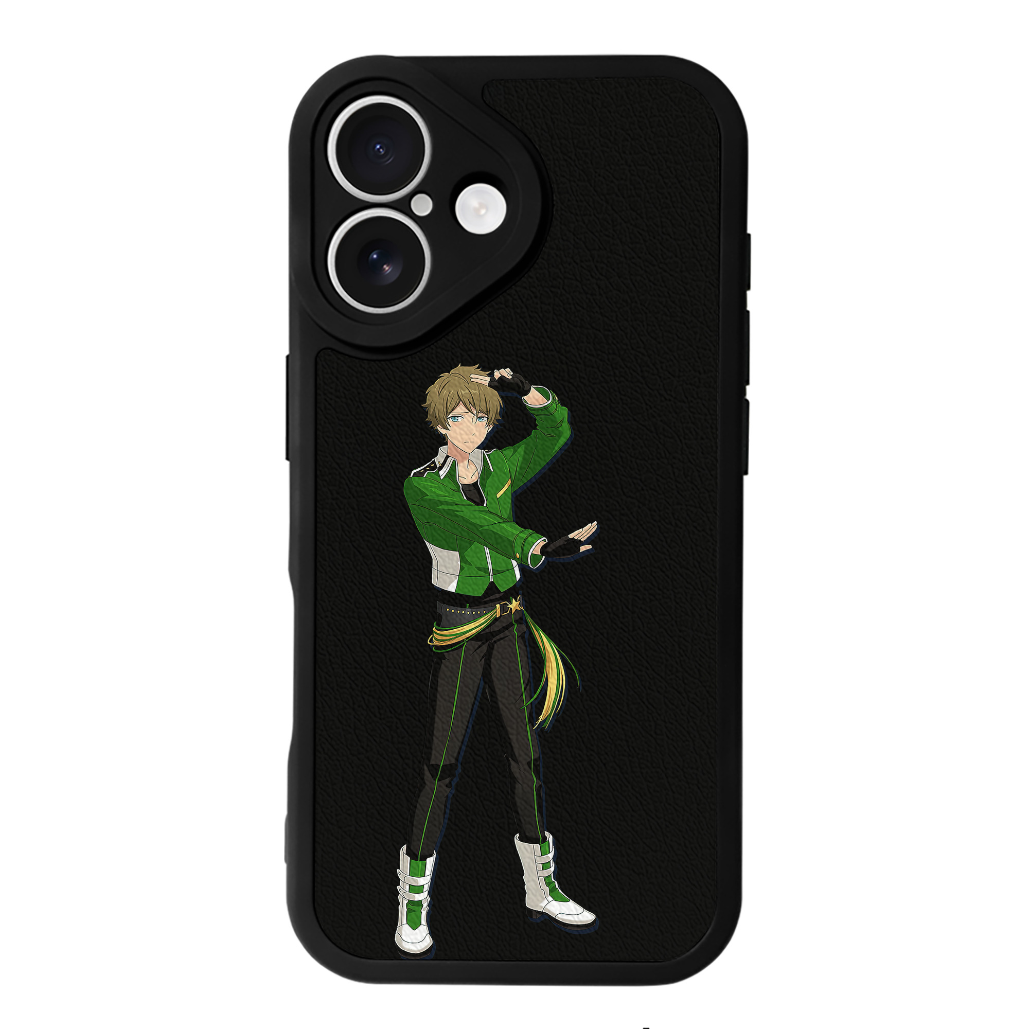 （画像用） あんさんぶるスターズ! Ensemble Stars 【iPhone 16シリーズ対応】シリコンスマホケース（レザー調） 材質：シリコン